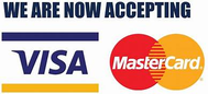 MasterCard and Visa credit card logo